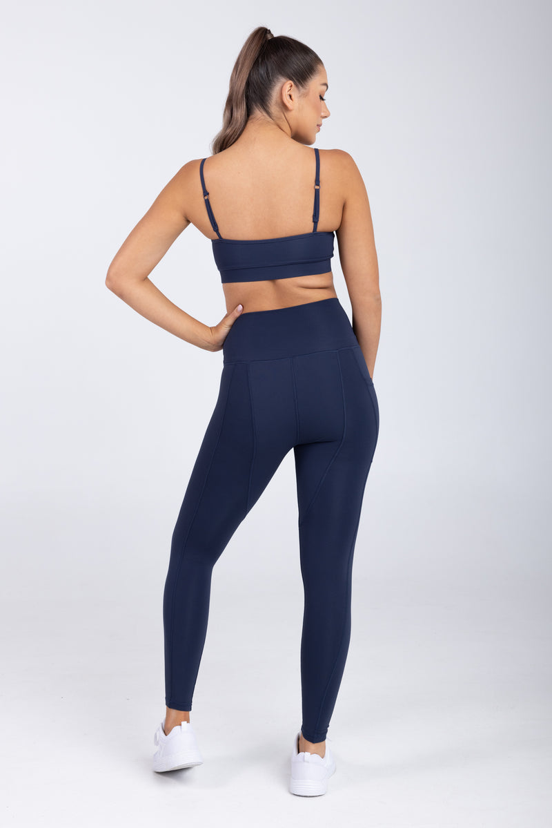 Sweat resistant activewear - statement navy sweat resistant sport bra - sweat resistant sport bra - sweat resistant crop