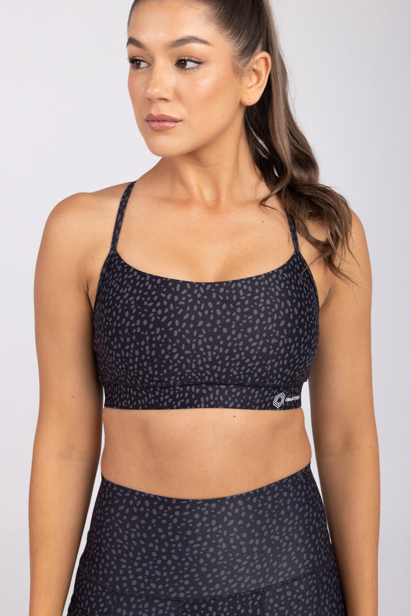 Sweat resistant activewear - pebble versatile fit sport bra - sweat resistant sport bra - sweat resistant crop